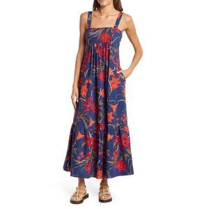 London Times Lily Fest Floral Maxi Sundress